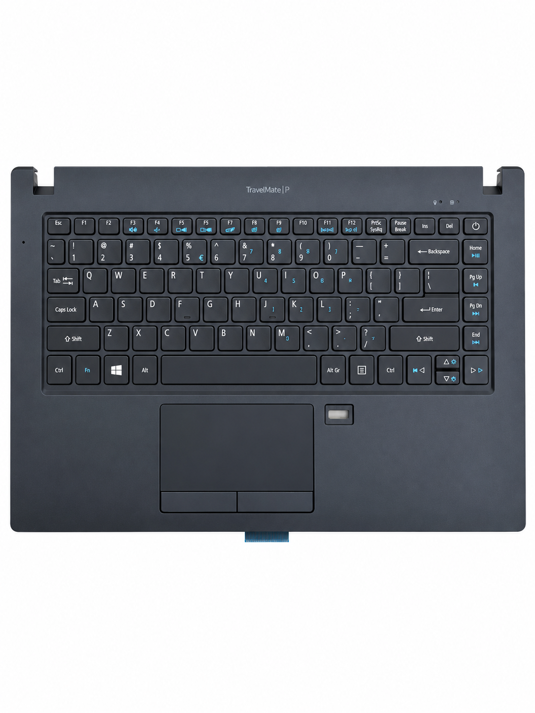 Vỏ C + Key Acer TMP449-G2 TMP2410-G2 Đen new có led 6B.VDXN5.001