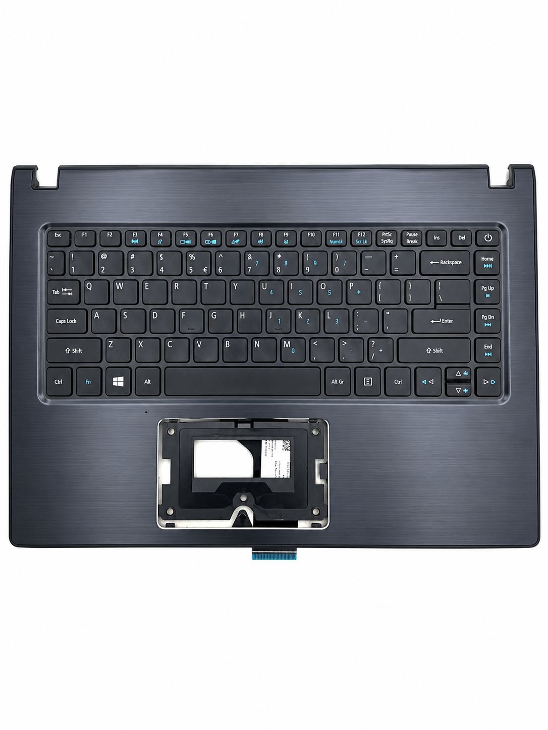 Vỏ C + Key Acer P249-M Đen new có led 6B.GF6N7.028
