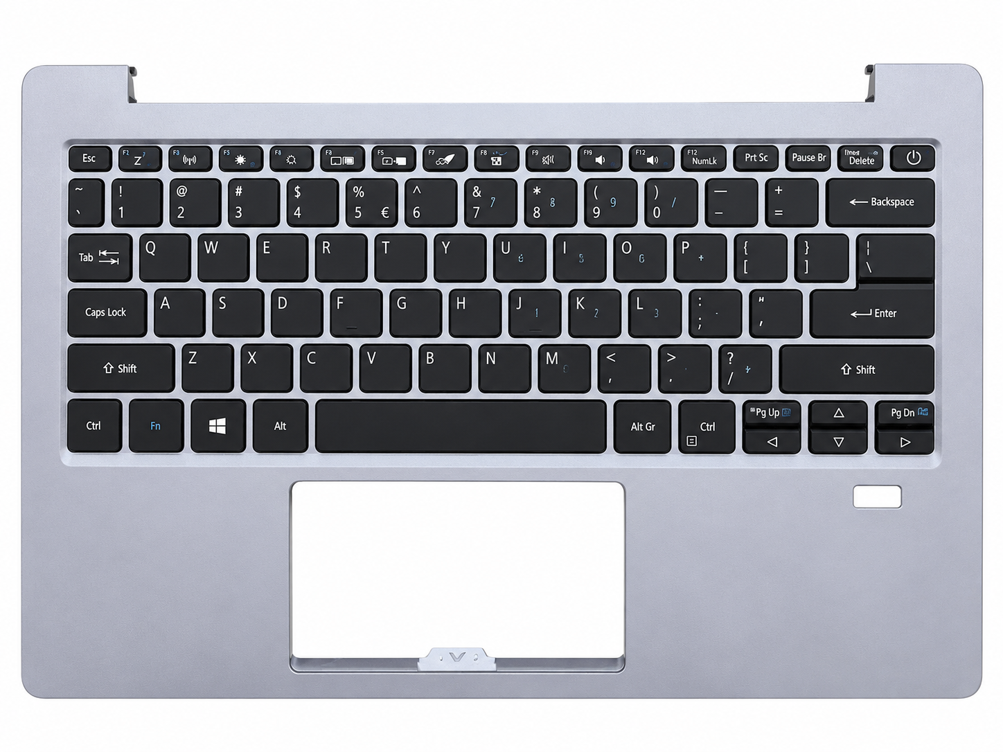 Vỏ C + Key Acer SF313-51 Bạc new có led 6B.H3ZN8.001